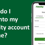 How do I log into my Fidelity account online?