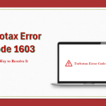 TurboTax Error Code 1603