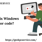 How to fix Windows 10 error code?